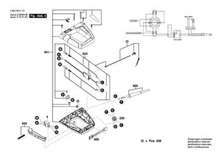 BOSCH Abdeckung | Ersatzteile f�r PCM 8 ST | 1609BP7212