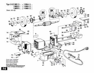 BOSCH Typschild | Ersatzteile für Schleifmaschine | 160111A3H3