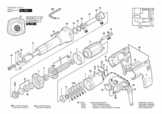 BOSCH Distanzring | Ersatzteile fr HGS 55/50 | 3600120015