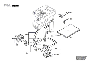 BOSCH Typschild | Ersatzteile f�r AXT 2500 HP | 160111A3H5