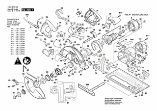 BOSCH Firmenschild | Ersatzteile fr GKS 85 | 1619P31124