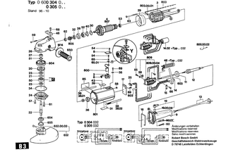 BOSCH GWS - 0600305003