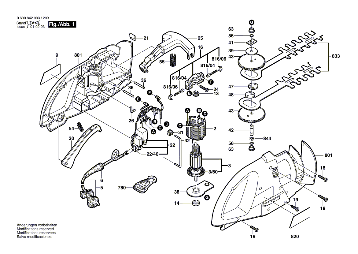 BOSCH AHS 3-15 - 0600842203