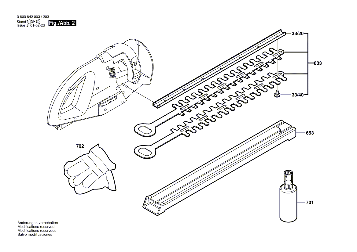 BOSCH AHS 3-15 - 0600842203