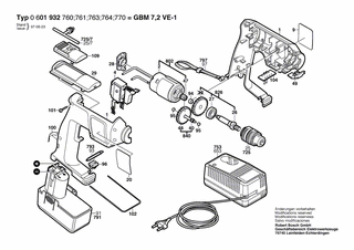 BOSCH GBM 7,2 VE-1 - 0601932760