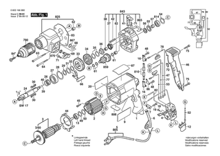 BOSCH CSB 850-2 RCE - 0603166880