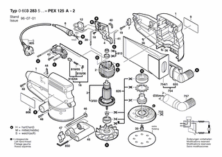BOSCH PEX 125 A-2 - 0603283503