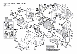 BOSCH PSB 570 RE - 06033385B2