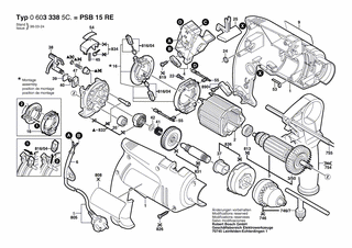 BOSCH PSB 15 RE - 06033385C5
