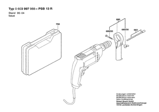 BOSCH PSB 13 R - 0603997988