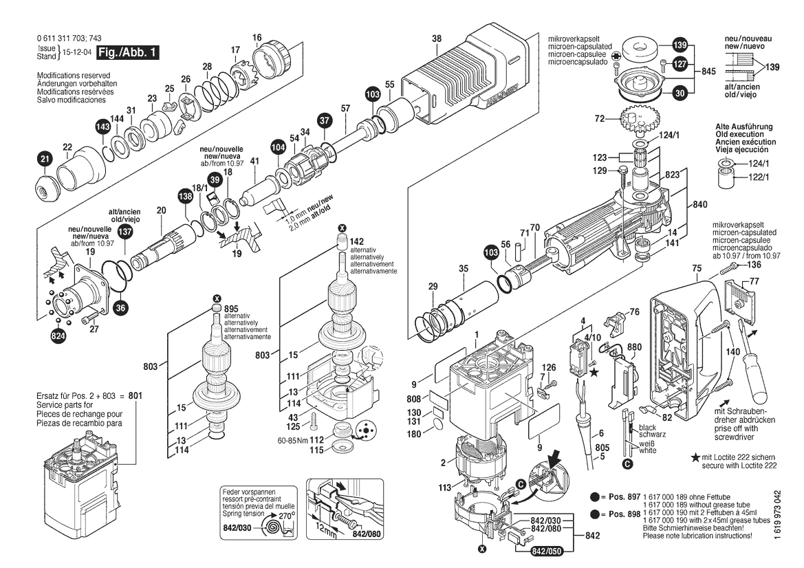 BOSCH GSH 10 C - 0611311703