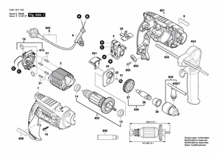BOSCH GSB 13 RE - 3601B17105