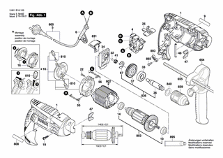 BOSCH GSB 1600 - 3601B18105