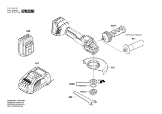 BOSCH GWS 18V-10 C - 3601JG3101