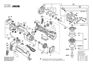 BOSCH GWS 18V-125 PC - 3601JG3E00