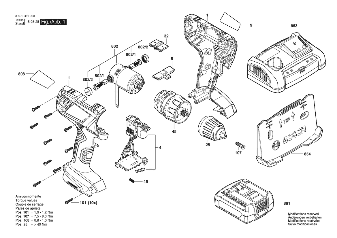BOSCH GSR 18V-21 - 3601JH1000