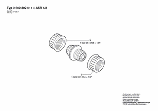 BOSCH ASR 1/2 - 0600800014