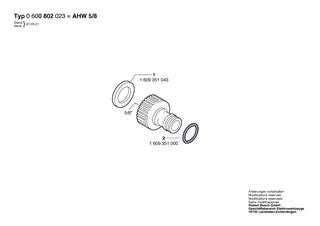BOSCH AHW 5/8 - 0600802023