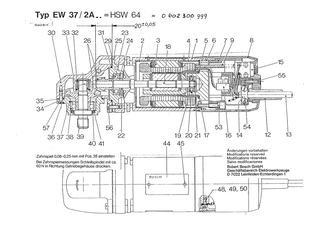 BOSCH HSW 64 - 0602300999
