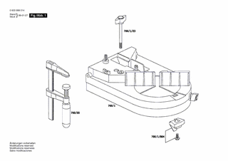 BOSCH Kapptisch - 0603999014