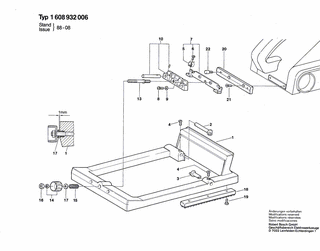 BOSCH Staubschutzfassung - 1608932006