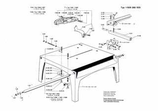 BOSCH S�getisch - 1609280005