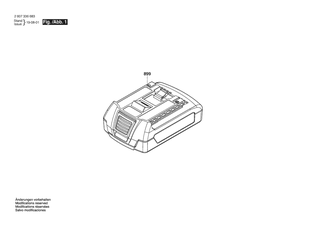 BOSCH 18V 1,5AH Alpha, BNA - 2607336939