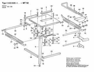 BOSCH MT 92 - 0603035460