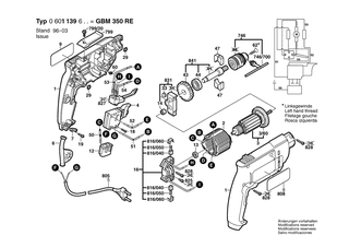 BOSCH GBM 350 RE - 0601139632