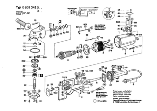 BOSCH ANGLE GRINDER - 0601342032