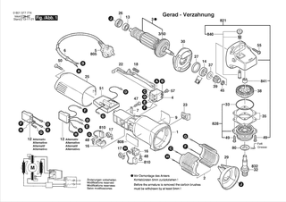 BOSCH GWS 8-125 C - 0601377774