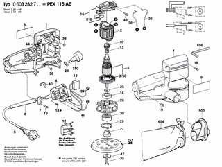 BOSCH PEX 115 AE - 0603282732