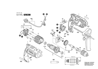 BOSCH GSB 13 RE - 3601B17130