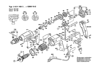 BOSCH DRILL - 0601168042