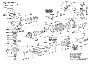BOSCH ANGLE GRINDER - 0601331460