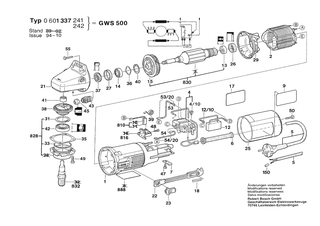 BOSCH GWS 500 - 0601337242