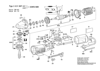 BOSCH GWS 500 - 0601337441