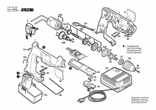 BOSCH GBM 9,6 VSP-3 - 0601933381