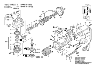 BOSCH PWS 7-125 ES - 0603277642