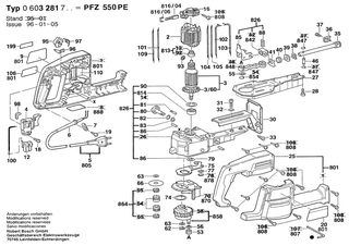 BOSCH PFZ 550 PE - 0603281742