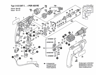BOSCH PSR 420 RE - 0603297542