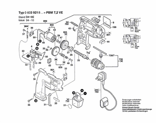 BOSCH PBM 7,2 VE - 0603921842
