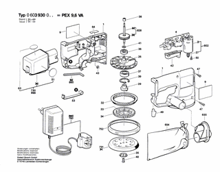BOSCH PEX 9,6 VA - 0603930042