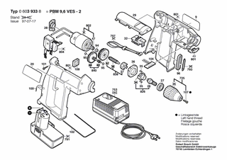 BOSCH PBM 9,6 VES-2 - 0603933842