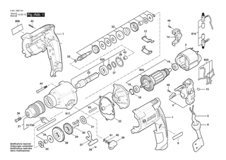 BOSCH GBM 13-2 RE - 3601AB2061
