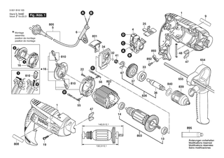 BOSCH GSB 1600 - 3601B18163