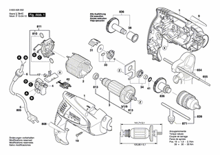 BOSCH PSB 500 RE - 3603A26072
