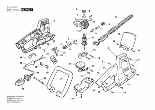 BOSCH HEDGECUTTER HC55 - F016T56274