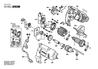 BOSCH GSB 13 E - 060113C512