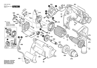 BOSCH GSB 16 RE - 0601247818